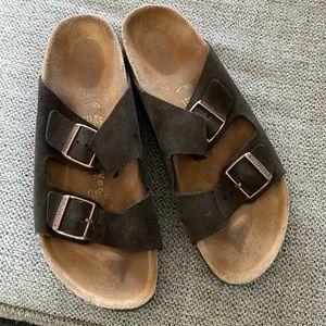 Brown Birkenstocks